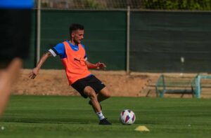 alex lorenzo entrenando